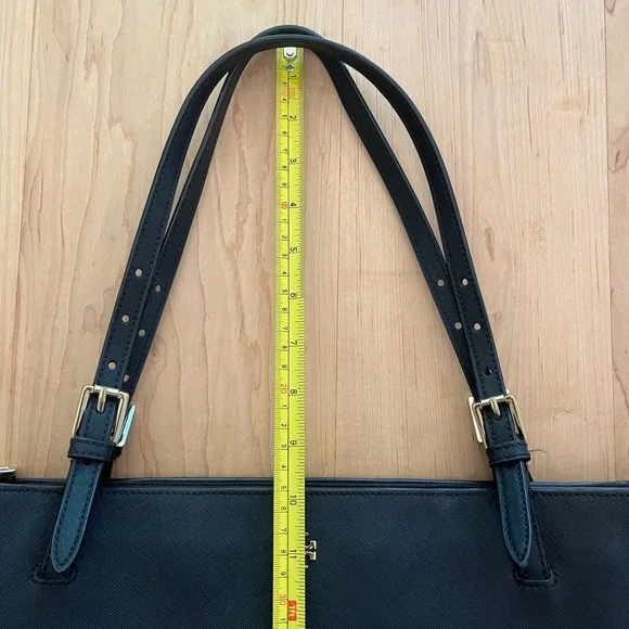 [Tory Burch] Saffiano Leather Laptop Tote Bag - Picture 11 of 14